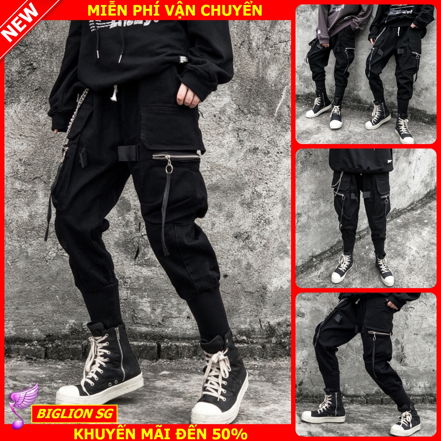 [HCM]Quần kaki thể thao túi hộp Quần kaki ống bó kèm dây rút ở đai quần mẫu mới thiết kế kiểu hàn quốc dễ dàng phối trang phục