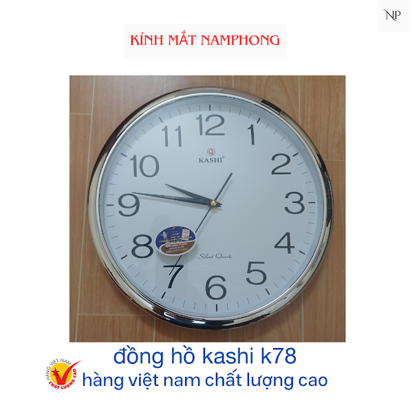 Đồng hồ treo tường Kashi K78 Ø32cm