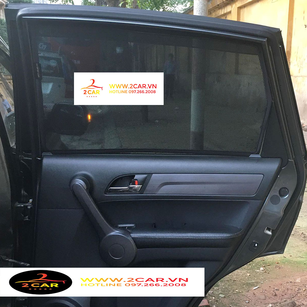 Rèm che nắng xe Honda CRV 2007-2012 vừa khít khung cửa xe, hít nam châm chắc chắn