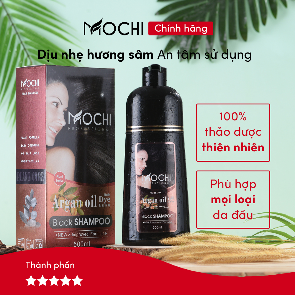 Dầu gội phủ bạc Mochi Nhật Bản 500ml