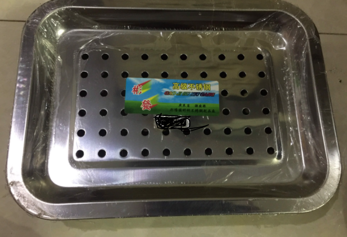 Khay úp chén - ly vuông 30x40 inox cao cấp