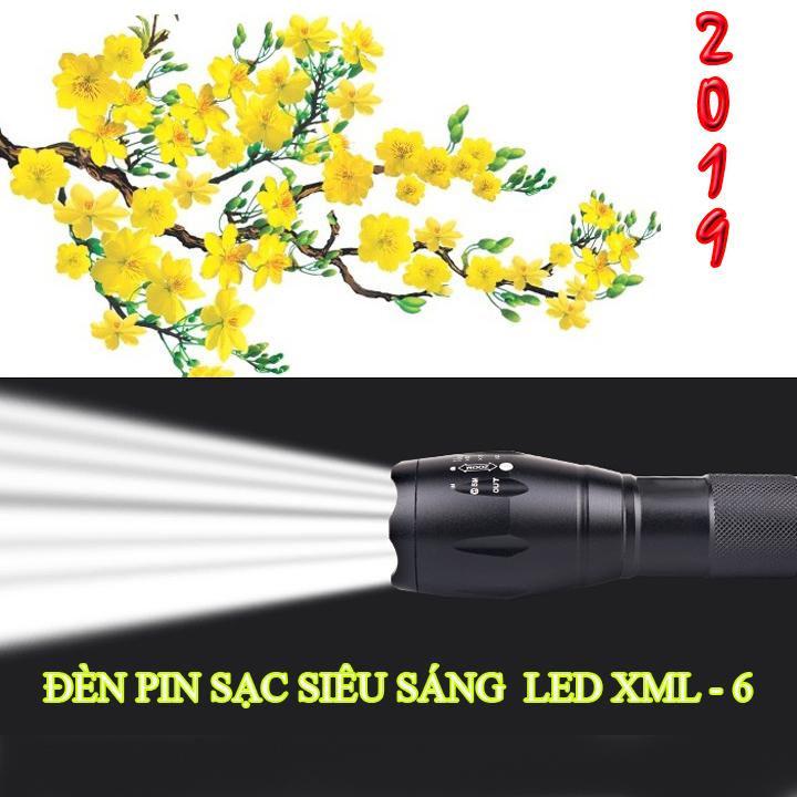 Đèn Pin Siêu Sáng  XML-T6, Đèn Pin Police T6