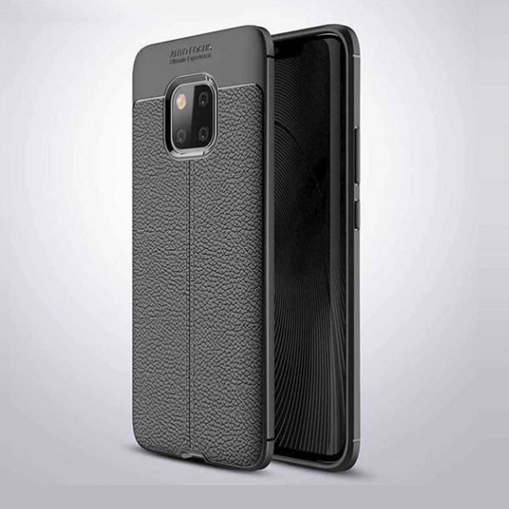 Ốp lưng Huawei Mate 20 Pro silicon giả da Auto Focus