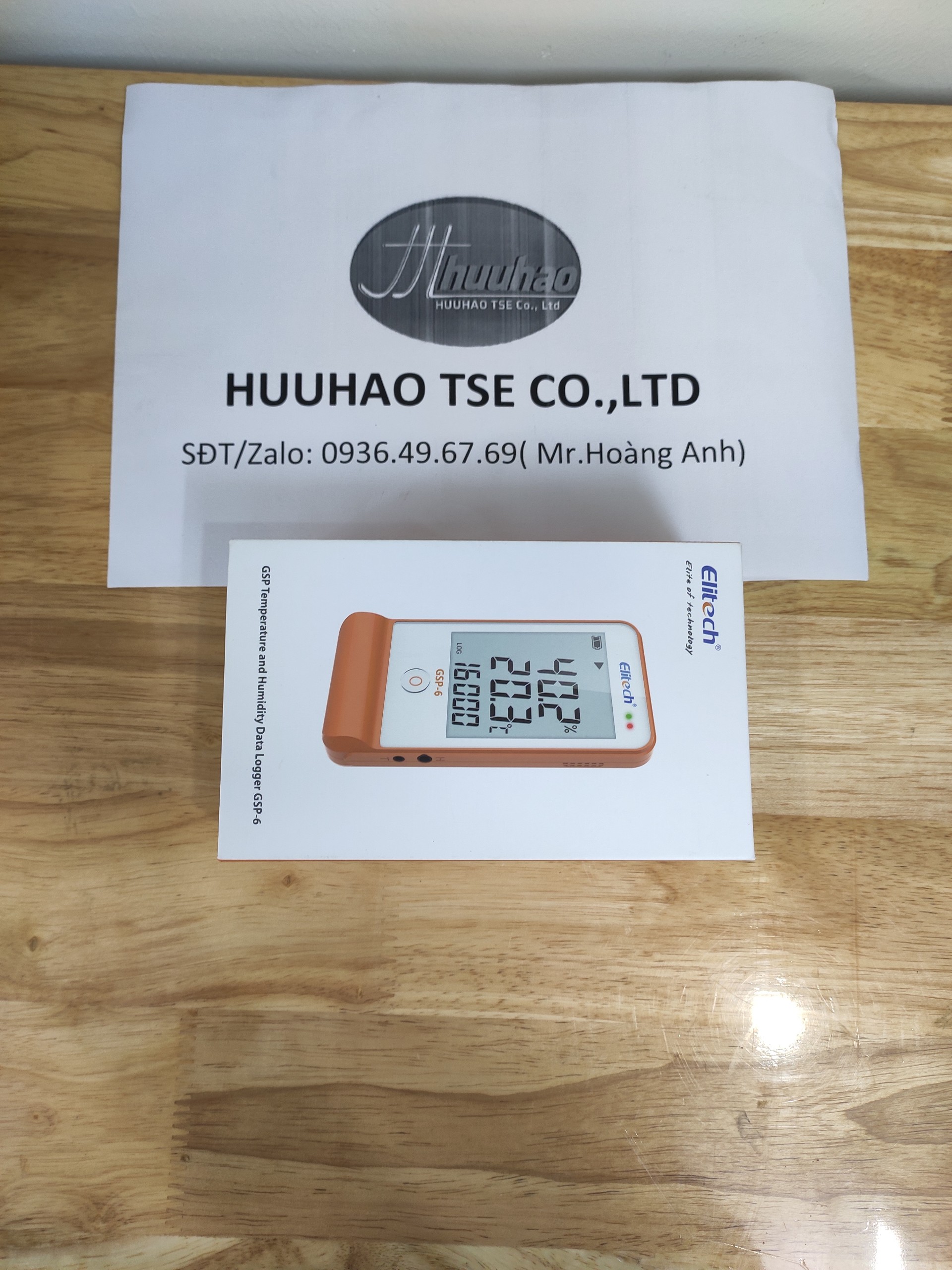 [ FREESHIP ] Nhiệt ẩm kế tự ghi Elitech GSP-6 (hiệu chuẩn lấy ngay)