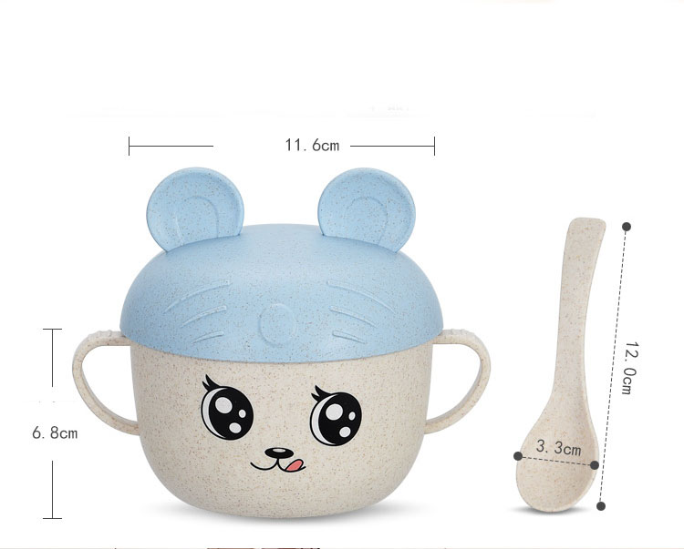Bát thìa lúa mạch Mickey