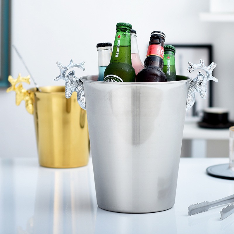 Xô Đá Inox #304 Cao Cấp Đầu Hươu