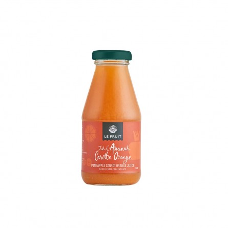 Nước ép trái cây cà rốt, cam, dứa Le Fruit 250ml