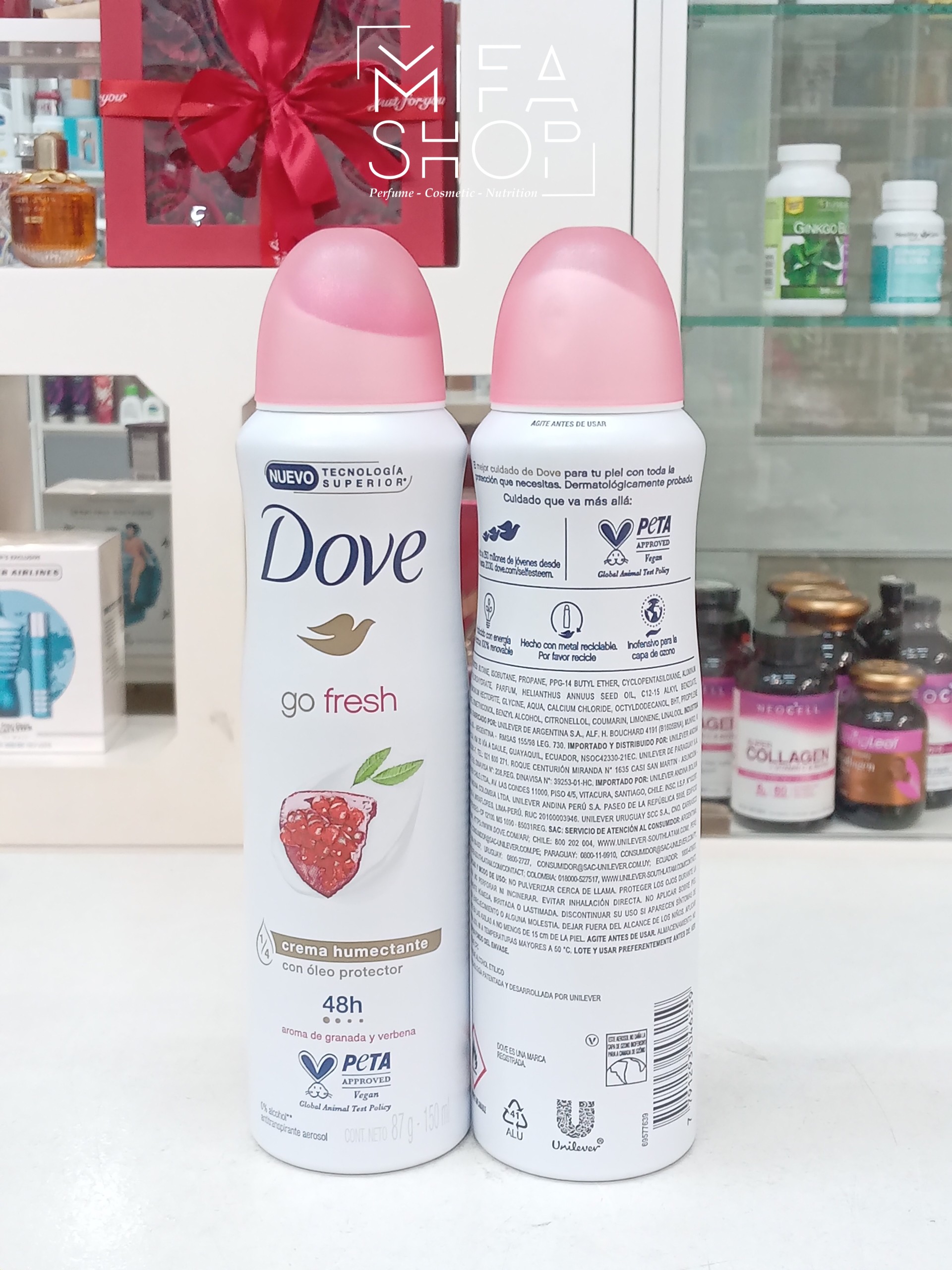 Xịt Khử Mùi Go Fresh Dove 150Ml