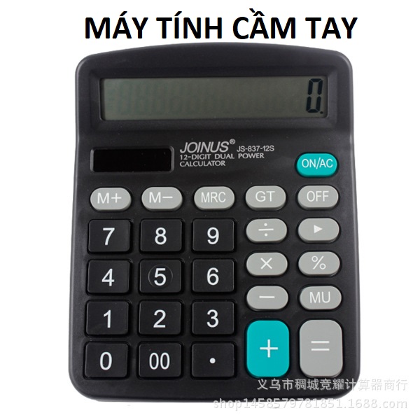 MÁY TÍNH CẦM TAY 12 SỐ JS-837-12S