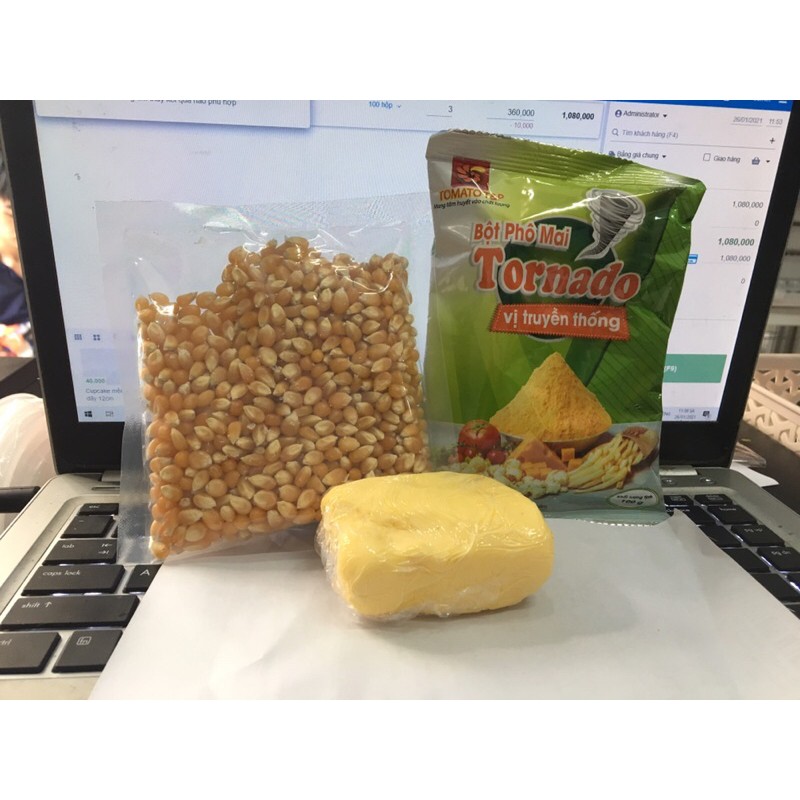 [HCM]Set Bắp Rang Bơ Đầy Đủ ^^