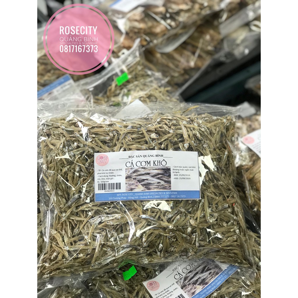 Đặc sản[ĐẶC SẢN HẢI SẢN QUẢNG BÌNH] - CÁ CƠM KHÔ NHỎ 400gramSiêu ngon