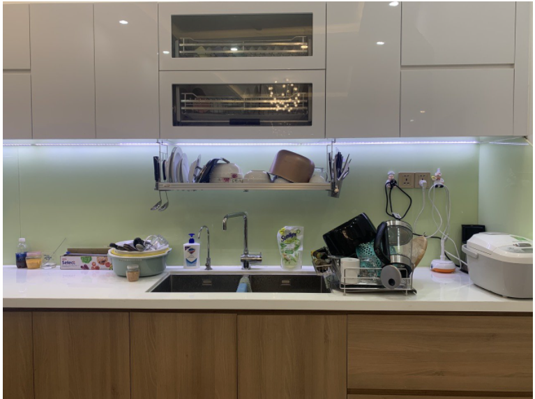 Kệ úp chén, kệ bát đĩa Light 800  Hàn Quốc