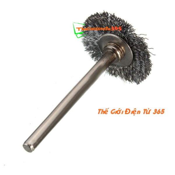 CHỔI ĐÁNH BÓNG, ĐÁNH GỈ CHO MÁY MÀI TRỤC 3MM