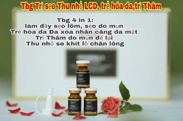 Tế bào gốc giảm sẹo, se lỗ chân lông KBA+