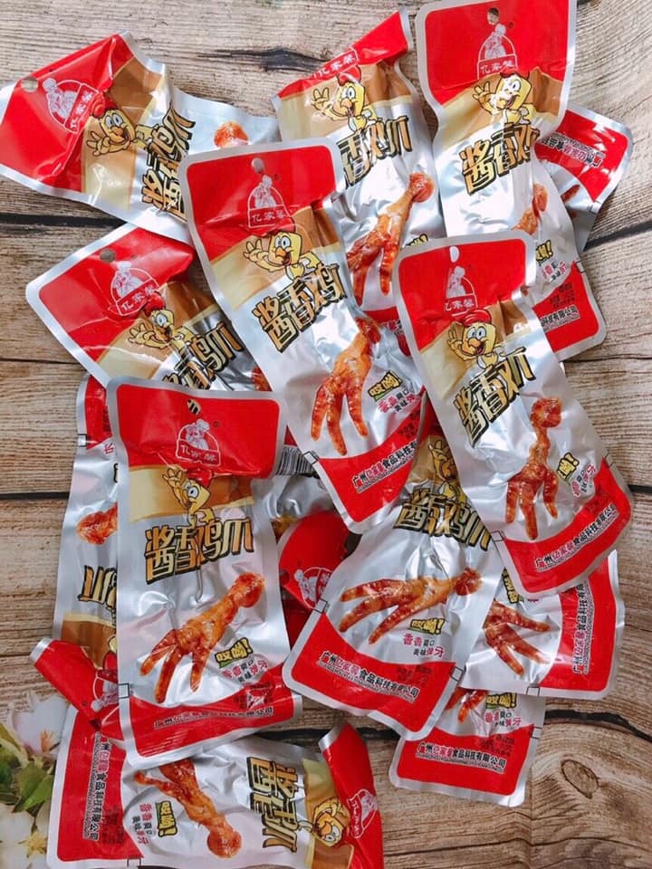 bịch 30 chân gà cay Tứ Xuyên