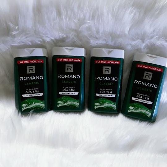 Combo 4 chai Sữa tắm Romano 150g (600g)
