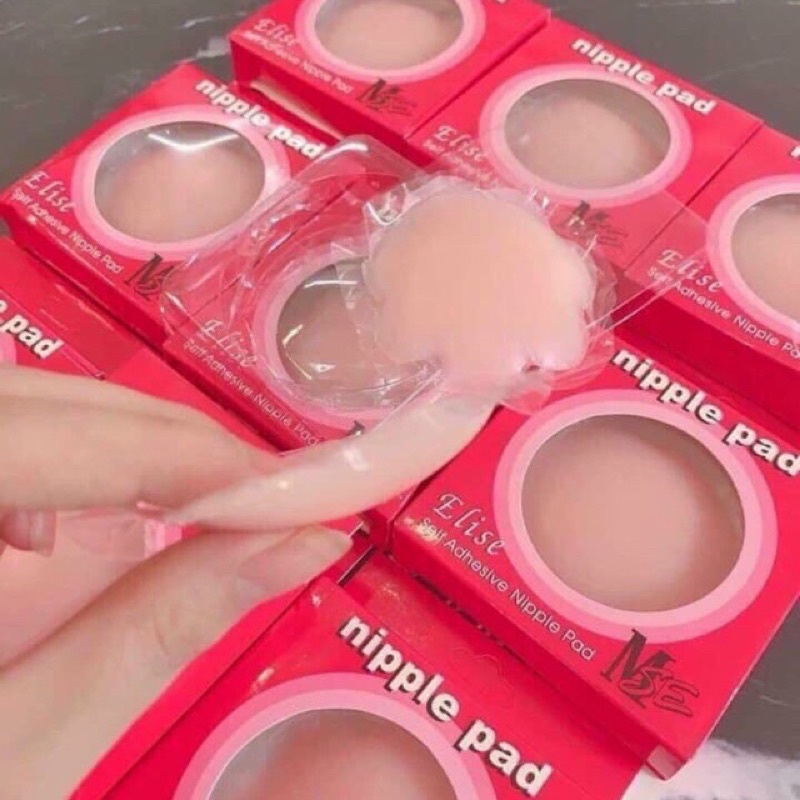[ Quà Tặng ] 2 Miếng dán đầu Ti Silicon Nipple Pad (1 Đôi) .ĐTVM