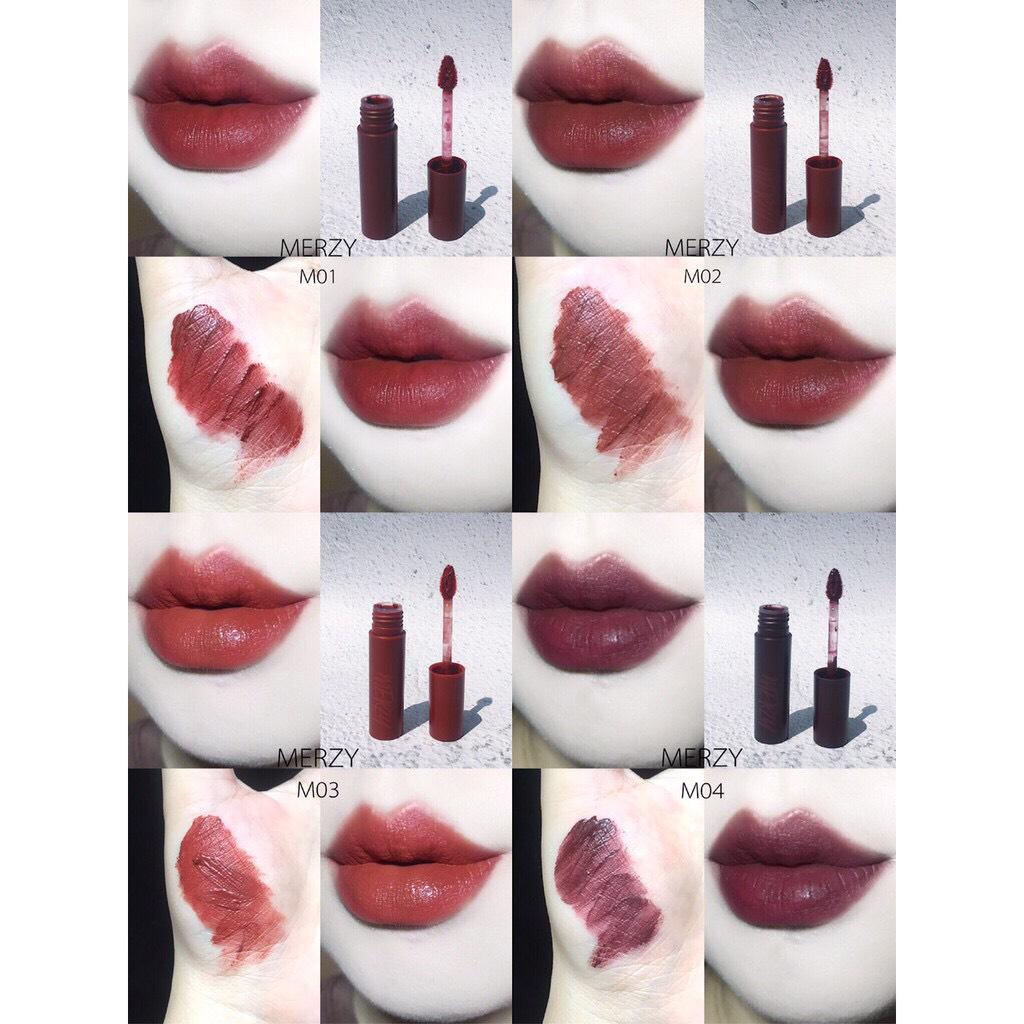 [HCM]Son Kem Lì Siêu Mịn Merzy Bite The Beat Mellow Tint