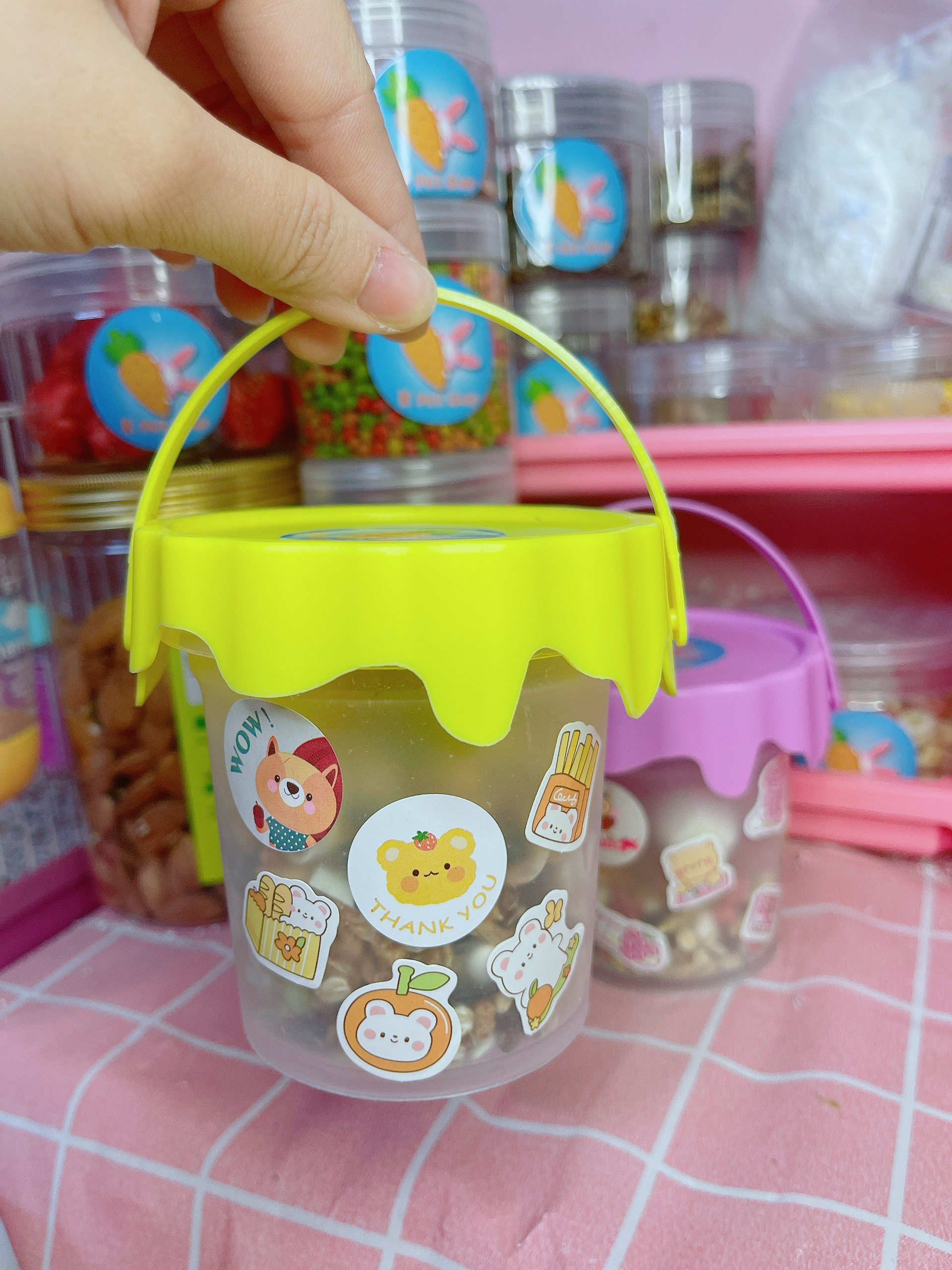 Hộp thức ăn tự trộn đặc biệt 🐹 Thức ăn vặt hamster