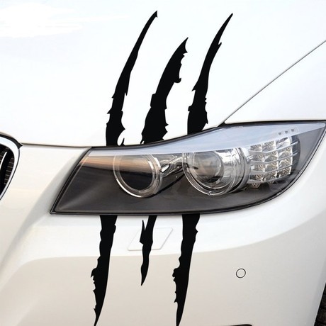 DECAL MÍ MẮT XƯỚC CHO Ô TÔ ,XE MÁY