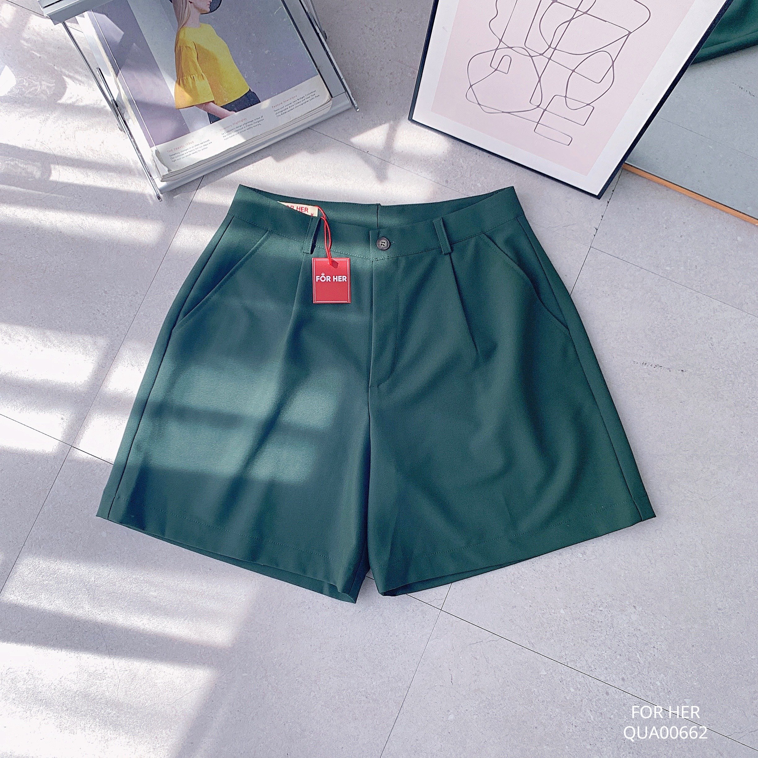 Quần short cài nút QUA0066 - FOR HER