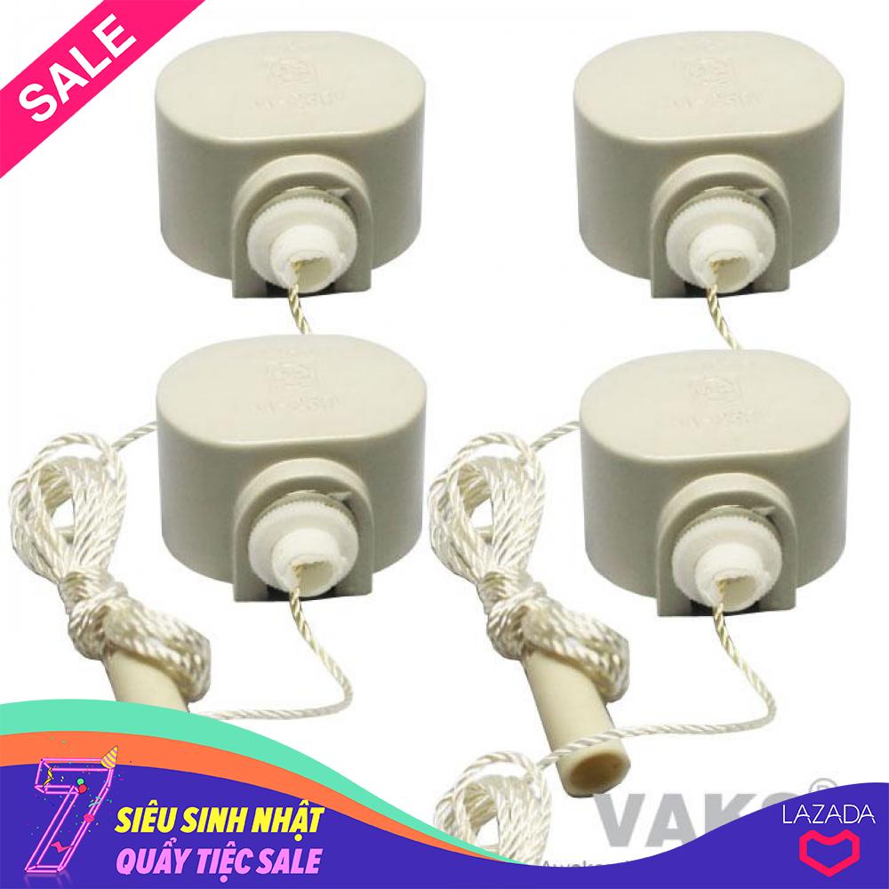 04 cái công tắc giựt - có dây để giựt on-off - model: ct12-198 - tiến thành