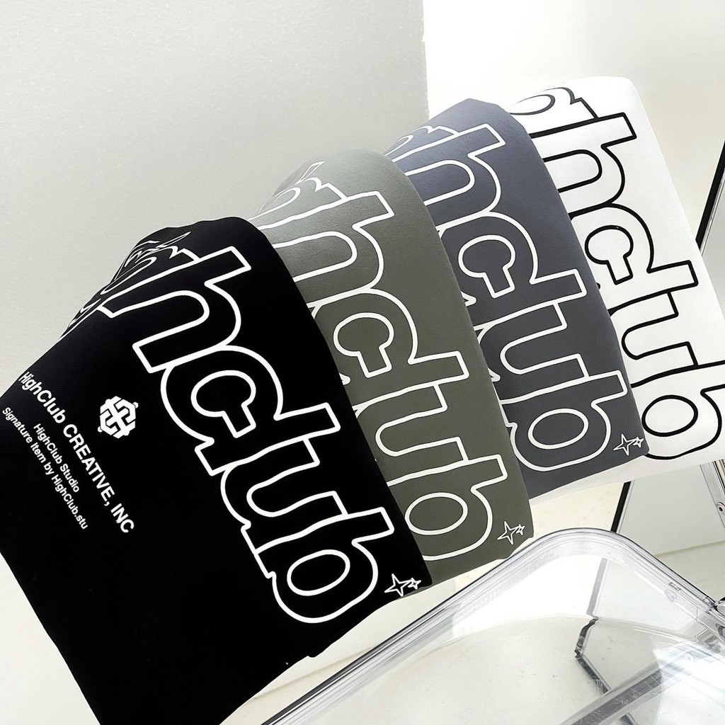 Áo thun Highclub Basic Unique Tee - Black/White/Grey/Green