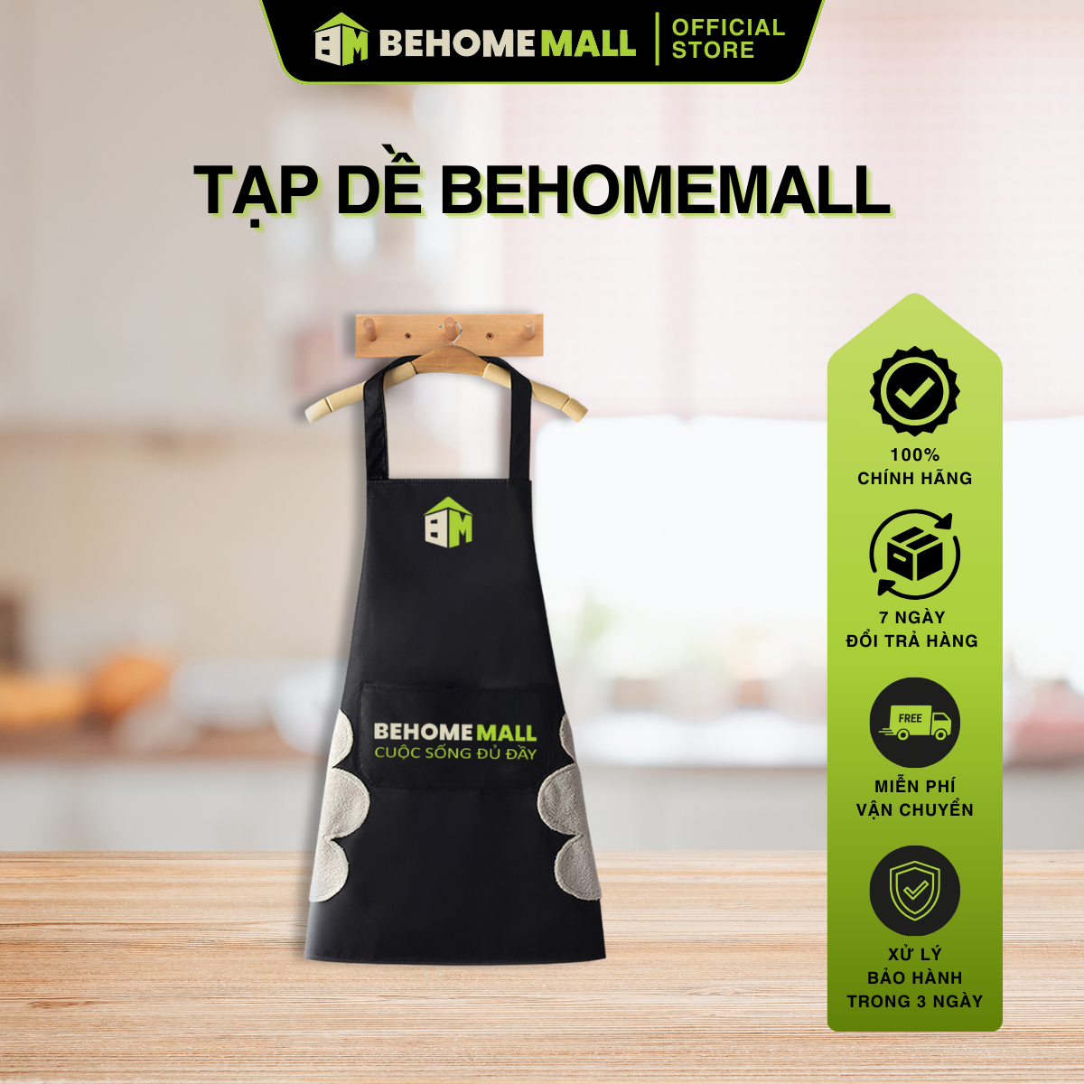 Tạp dề chống thấm nước BehomeMall