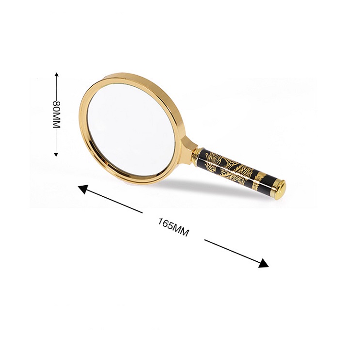 KÍNH LÚP CẦM TAY HOA VĂN 80CM - DP542