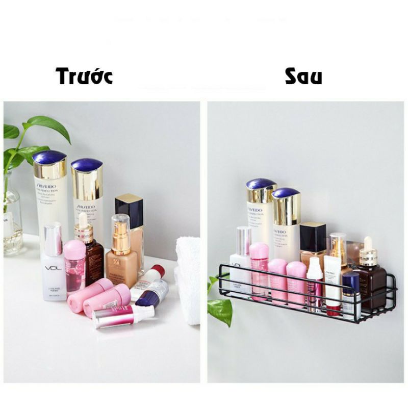  KỆ SẮT ĐEN CHỮ NHẬT (DÁN TƯỜNG) - SƠN TĨNH ĐIỆN