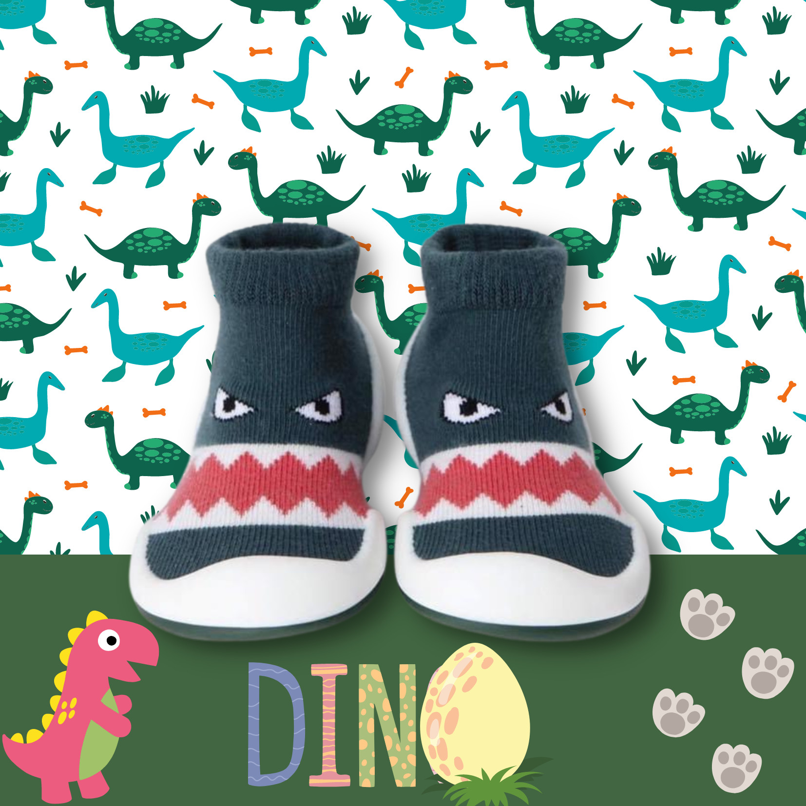 DINO - Giày tập đi cho bé cưng MADE IN KOREA