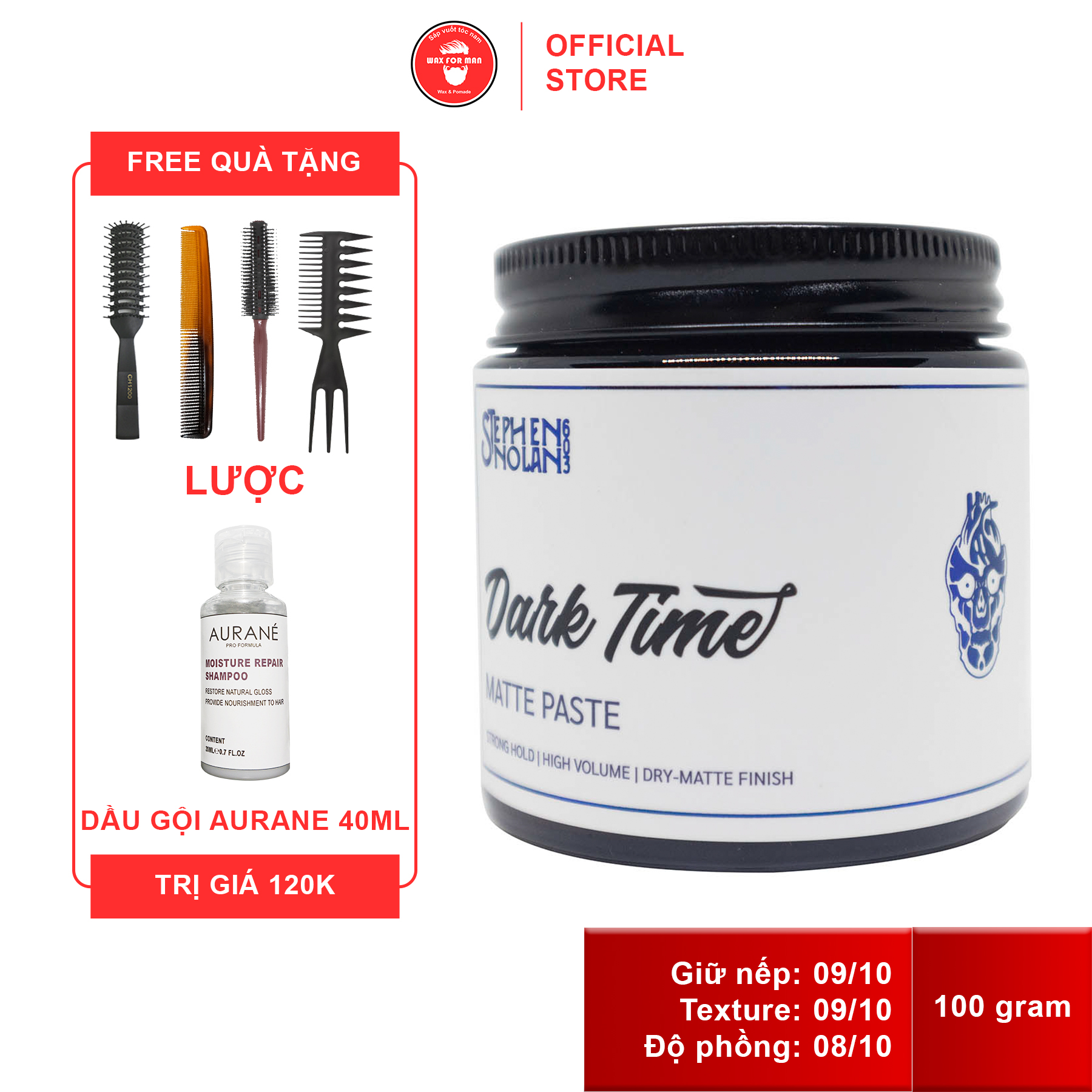 Sáp vuốt tóc Dark Time Stephen Nolan 603
