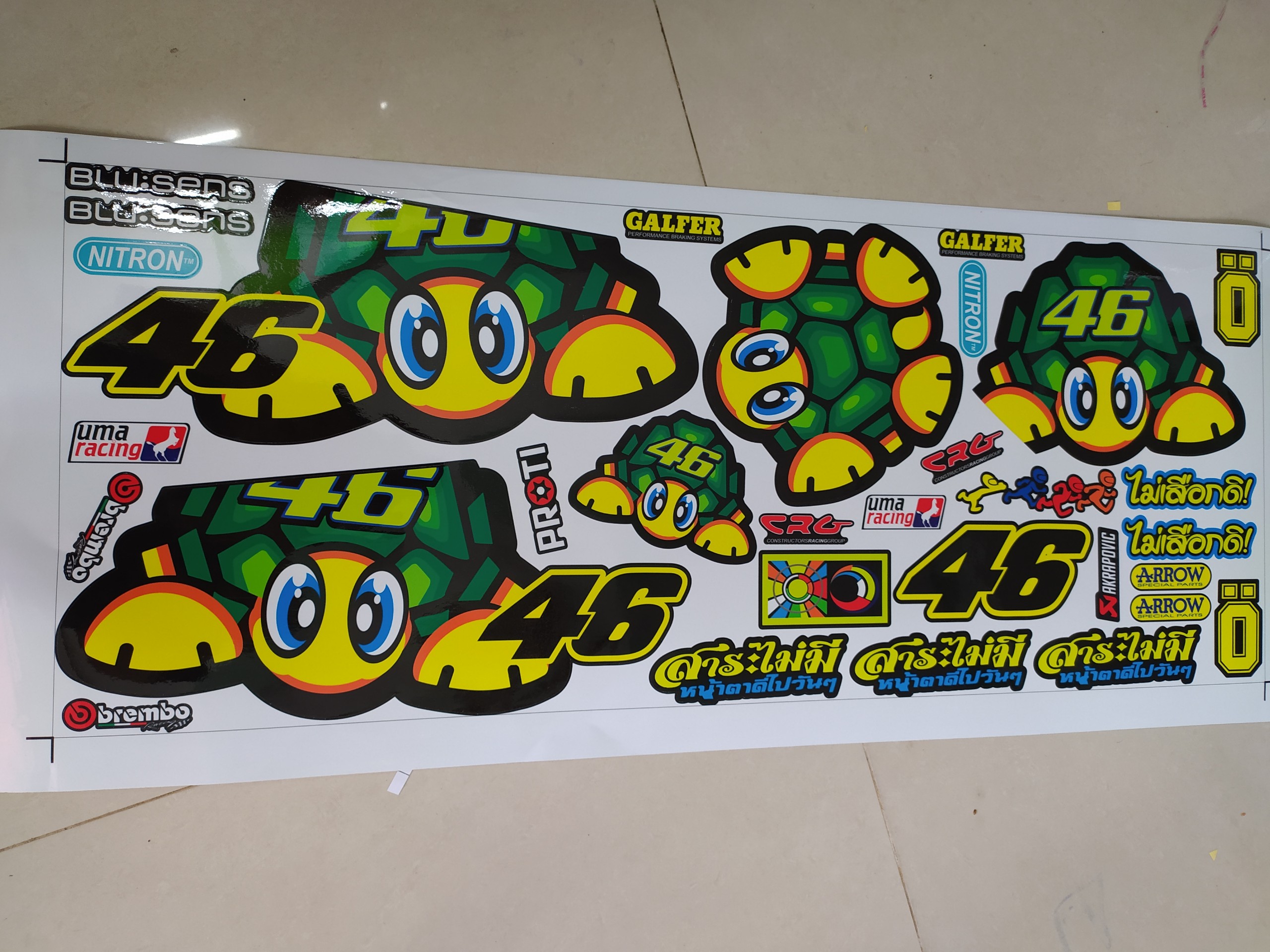 Tem Rời Mio Đời Đầu Logo Rùa Xanh 46