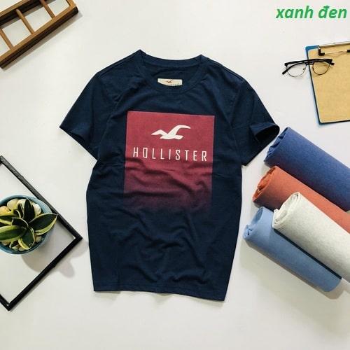 Áo thun nam cổ tròn vải cotton mềm mịn