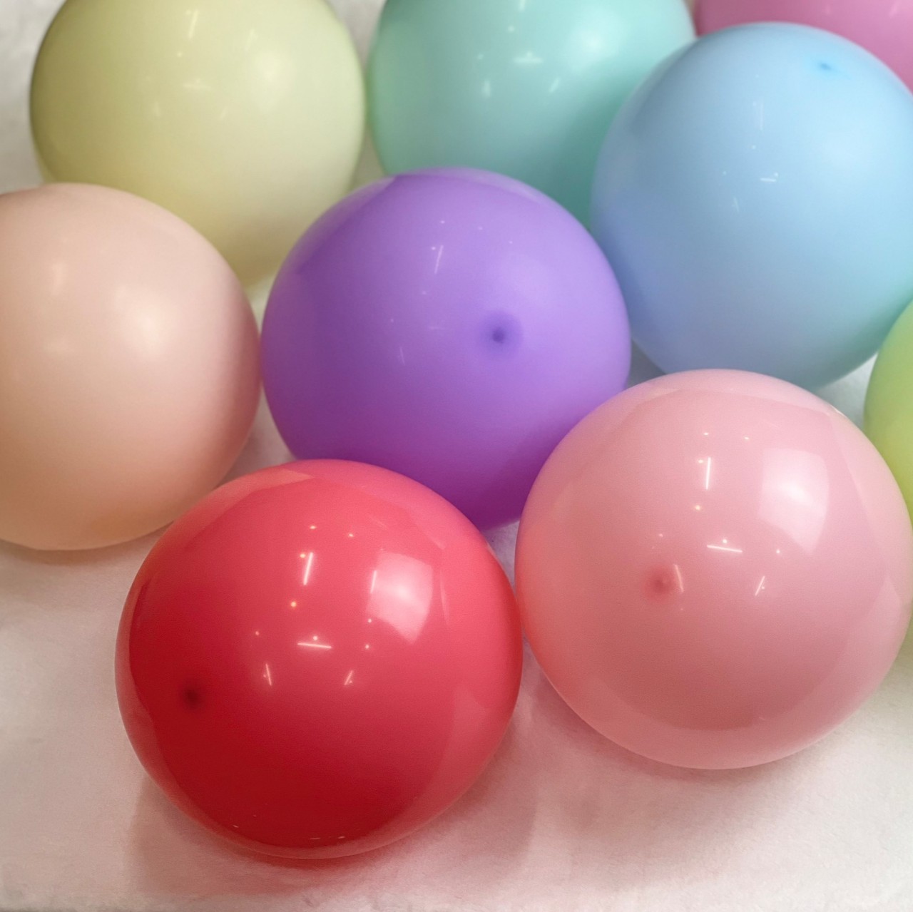 Set 10 Bóng Pastel 10 Inch Nhiều Màu Sắc Lựa Chọn