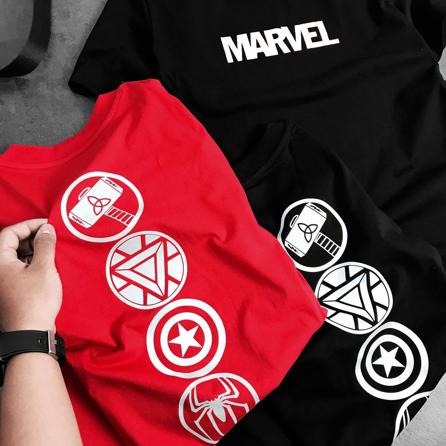 [HCM]ÁO THUN PHẢN QUANG MARVEL NAM NỮ