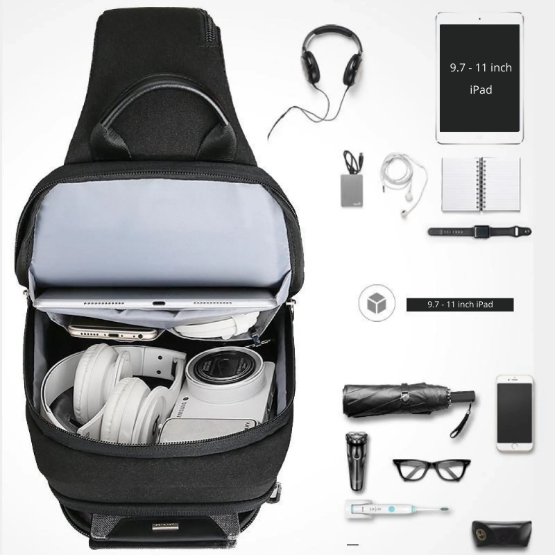 [HCM]Túi đeo chéo nam cao cấp Kingbag.