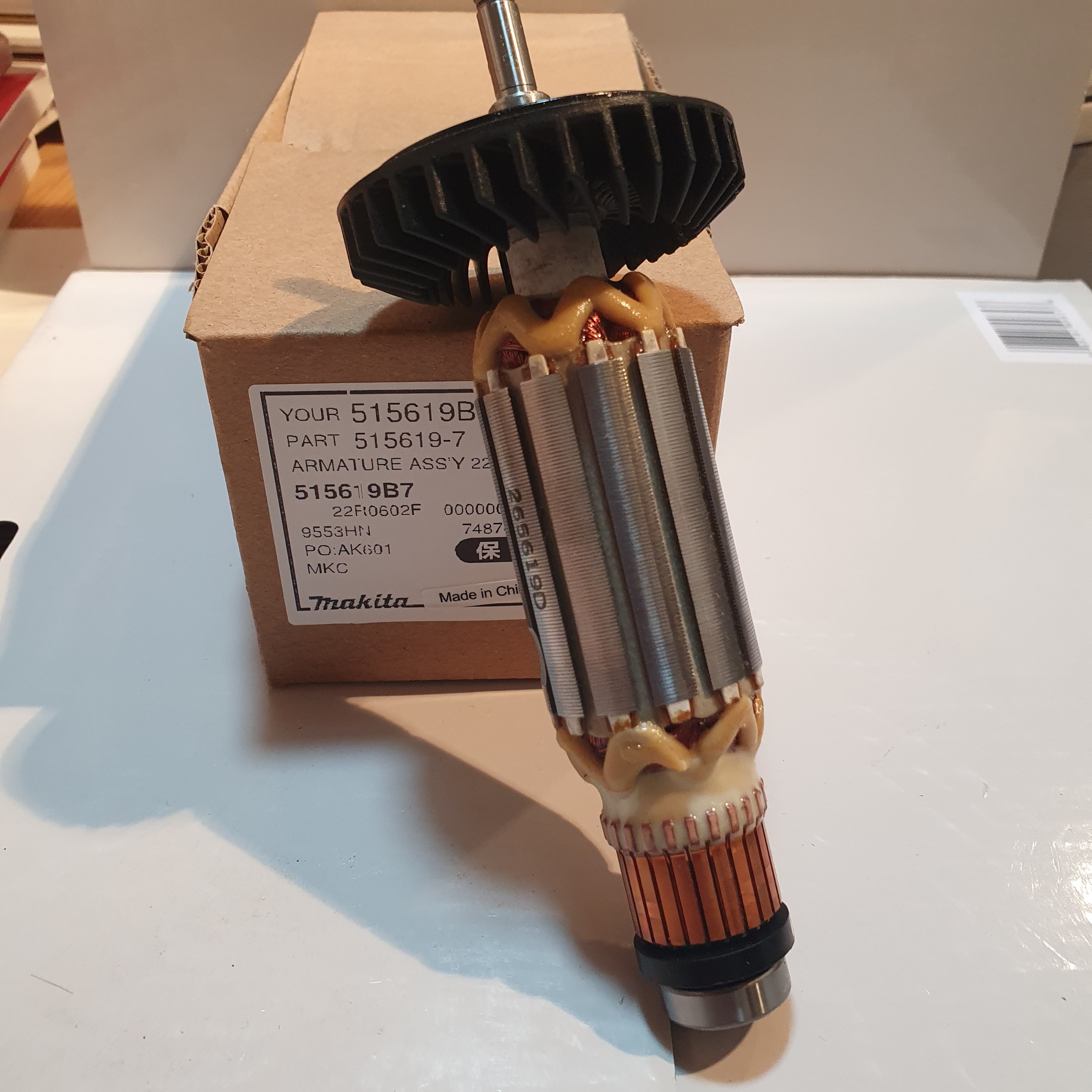 Rotor (ruột) cho máy mài góc 9553b và 9553Nb