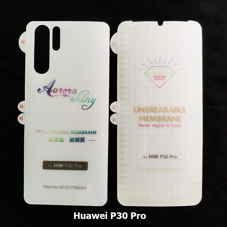 Combo dán mặt trước và sau ppf chống xước dành cho huawei p30 pro
