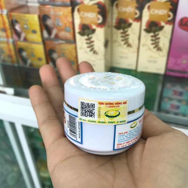 Kem dưỡng trắng da wleza 18g