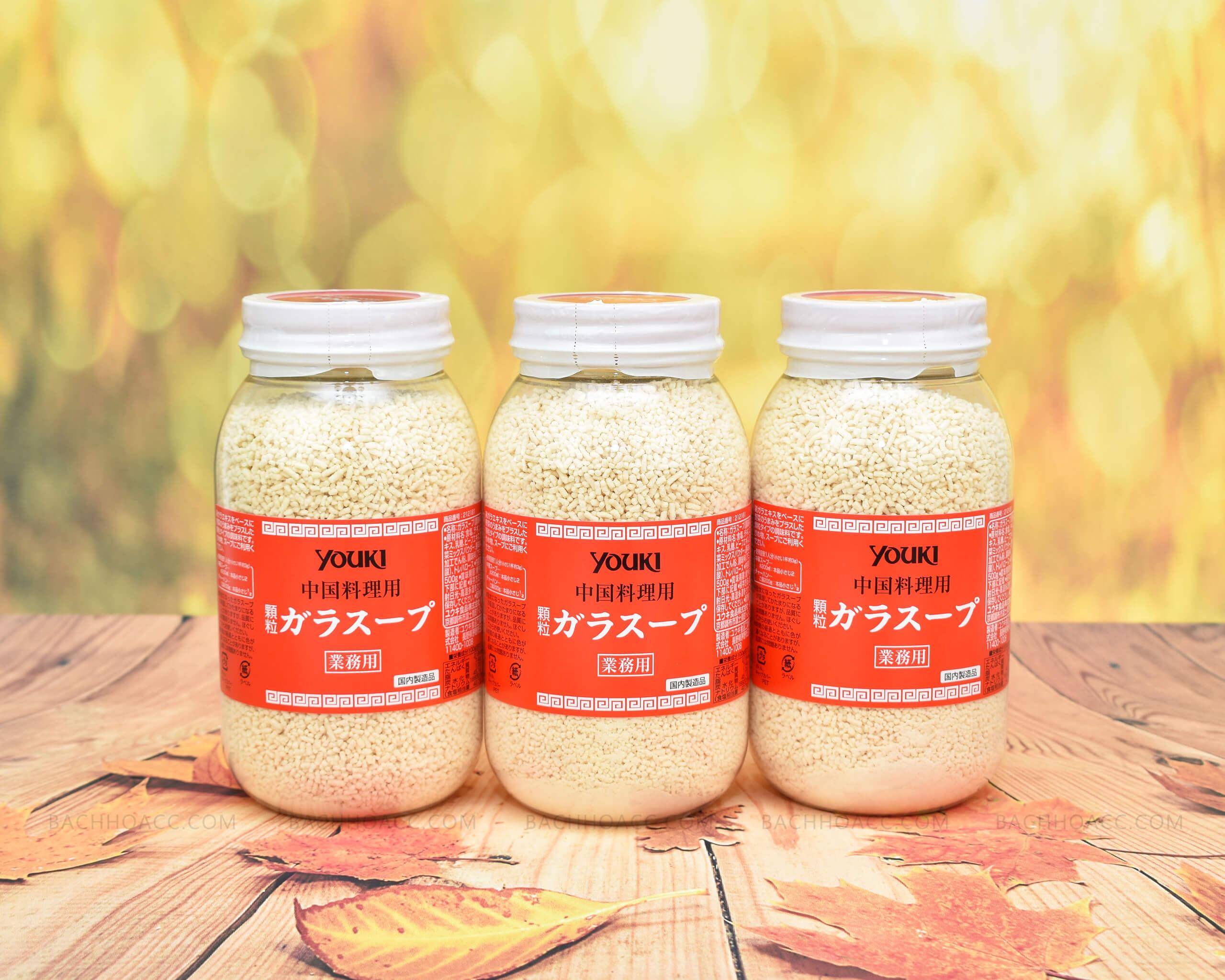 Hạt Nêm Youki 500gr Từ Nước Cốt Gà và Rau Quả
