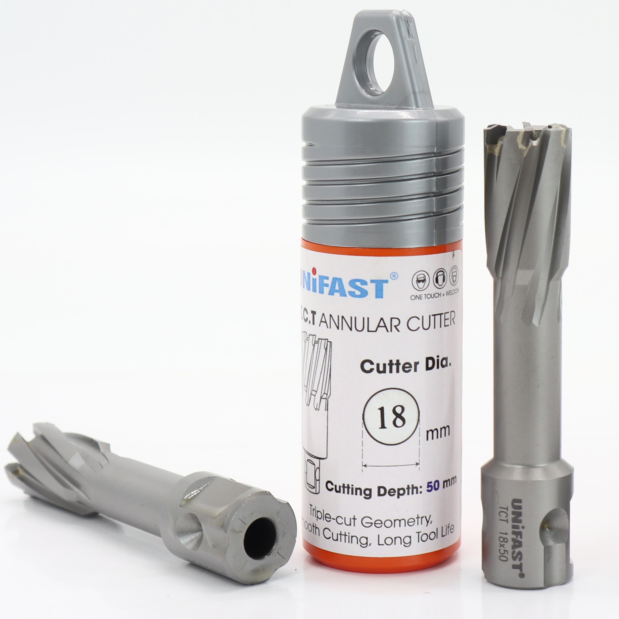 Unifast tct annular cutter hard alloy core 18mm tct 18x35 / tct 18x50