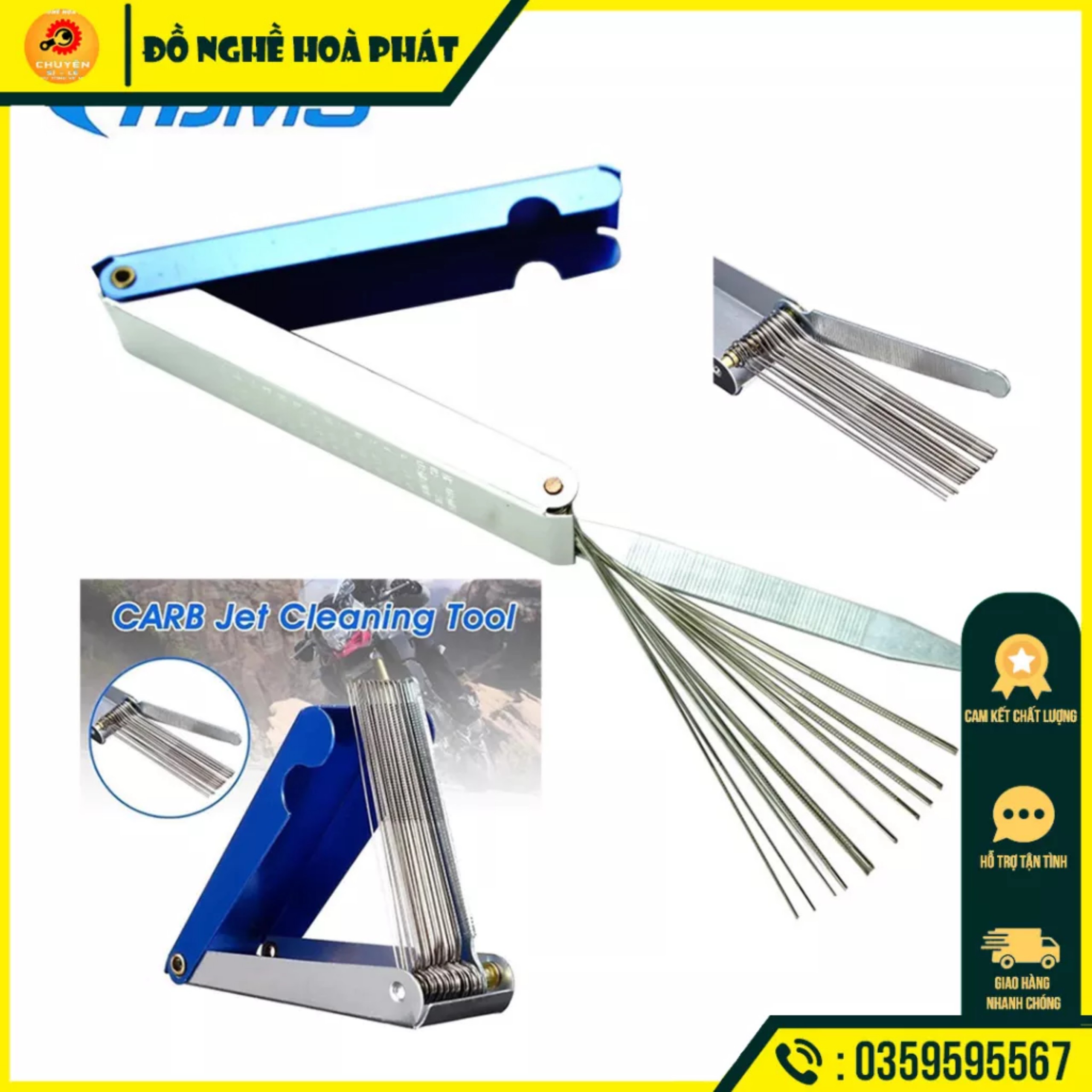 Bộ thông béc gió đá, que vệ sinh đầu béc hàn gió đá