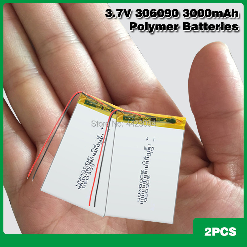 3.7v 3000mah li-ion 306090 lipo pin sạc dự phòng đa năng công suất pin thay thế 7 inch máy tính bảng mp4 psp