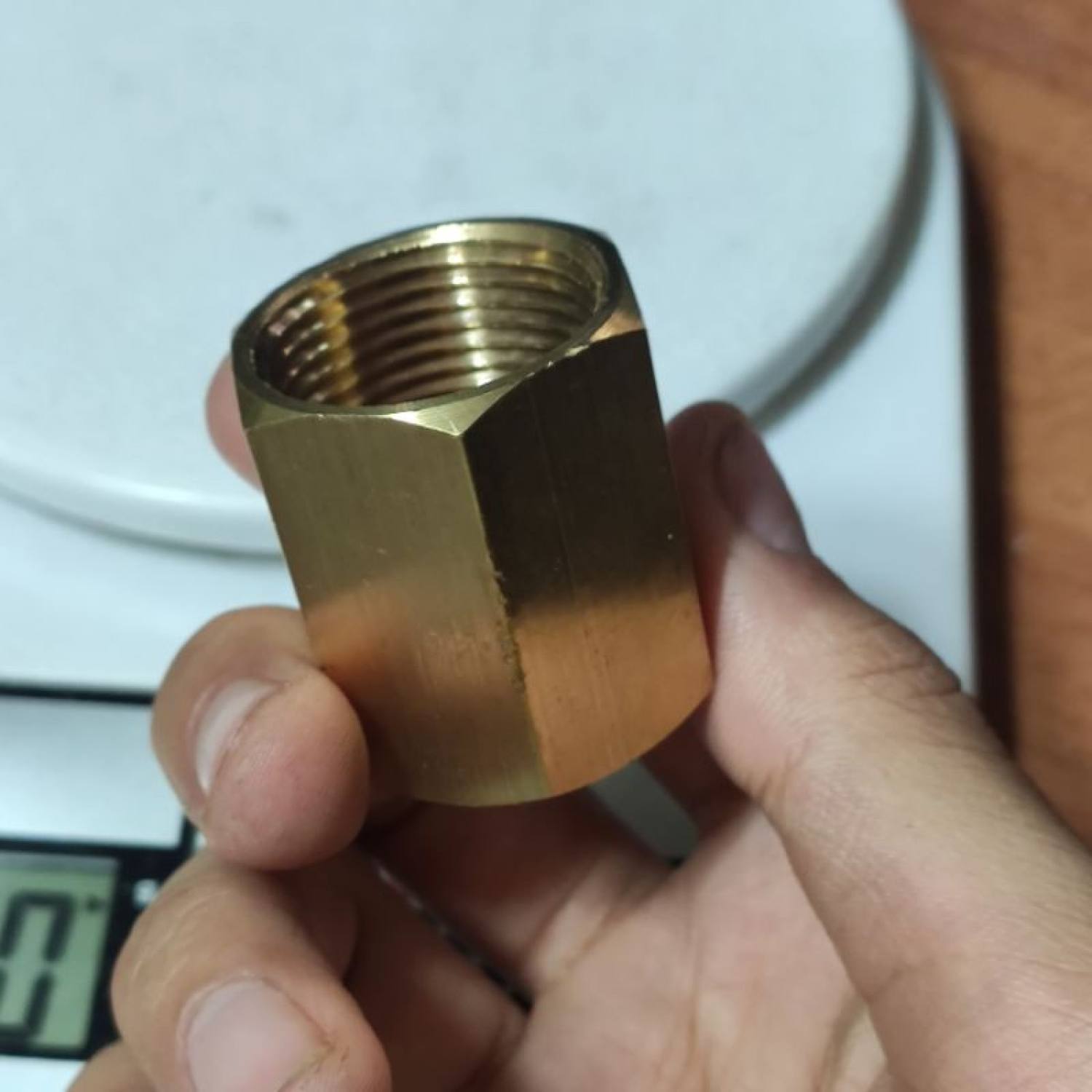 Nối 2 đầu ren trong bằng thau phi 27