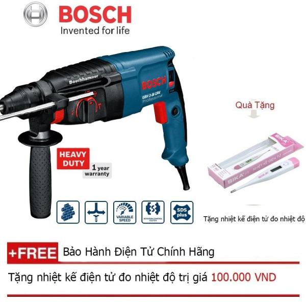 Máy khoan bê tông Bosch GBH 2-26 DRE + Quà tặng nhiệt kế điện tử