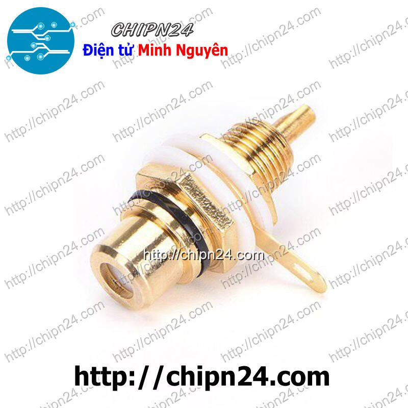 Đầu hàn jack av rca đen
