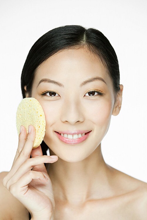 [HCM]BÔNG RỬA MẶT BỘT BIỂN FACE WASHING ( BƠ)