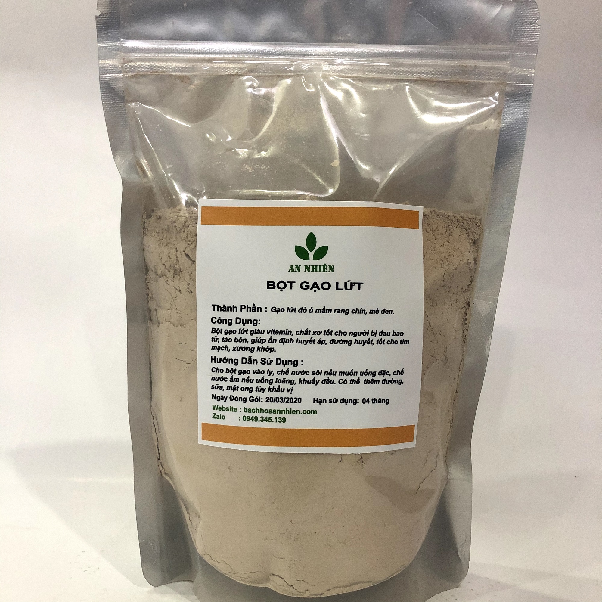 Bột gạo lứt An Nhiên 500g
