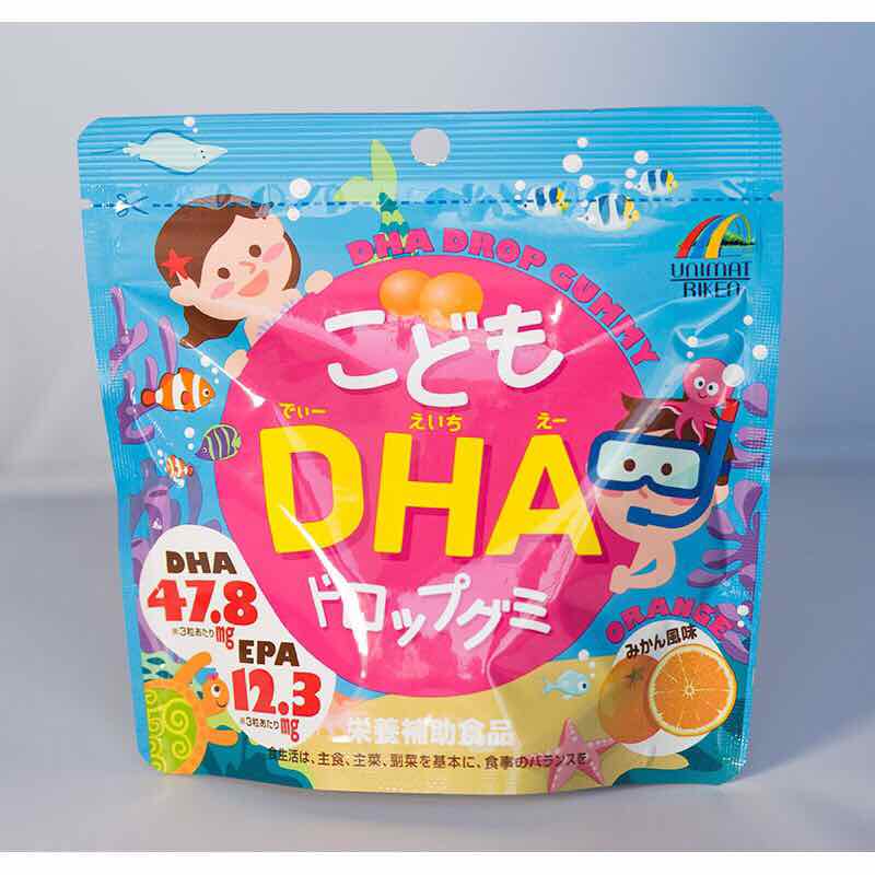 Kẹo dẻo bổ sung DHA vị cam (90 viên)- Unimat Riken Nhật bản cho trẻ từ 1  tuổi | Lazada.vn